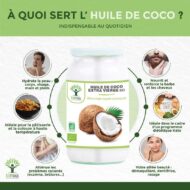 Huile de Coco Bio Extra Vierge - Cheveux Peau Cuisine – Image 2
