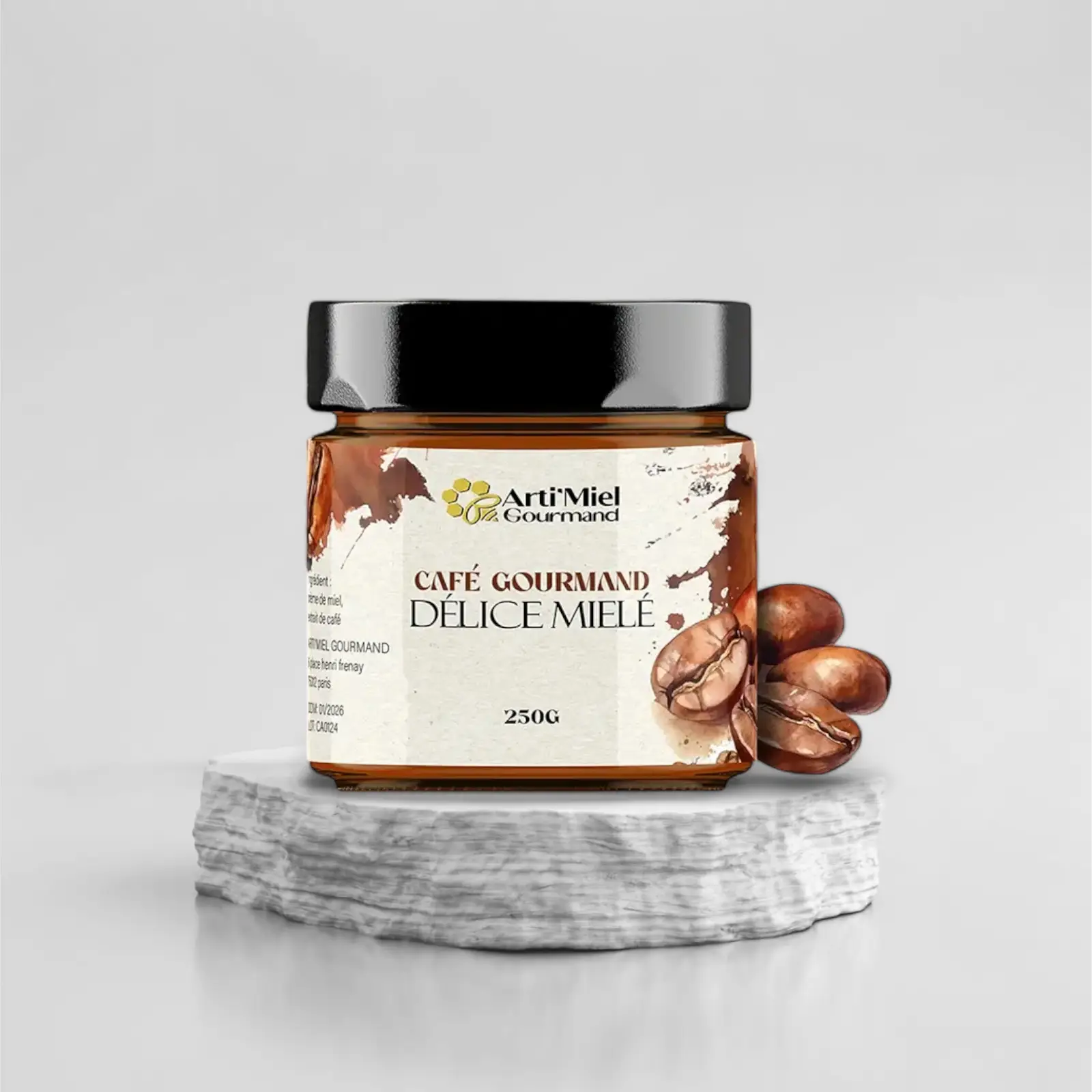 1000085051.png Miel crémeux café gourmand 250g – Arti’Miel Gourmand – Image 1