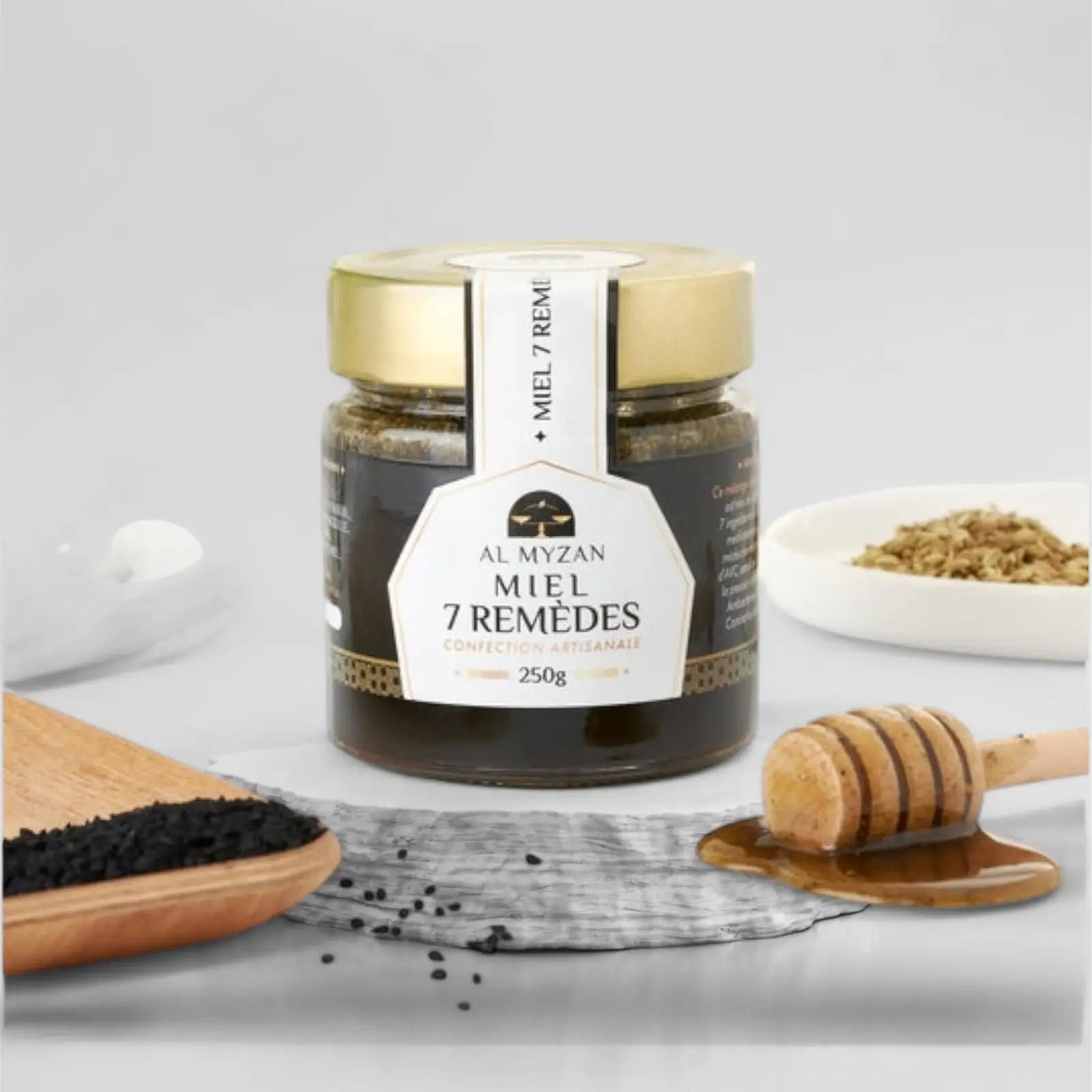 1000085088.png Miel 7 (Artisanal) Al myzan naturel – Image 1