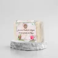 Savon à l'huile d'argan et pétale de rose