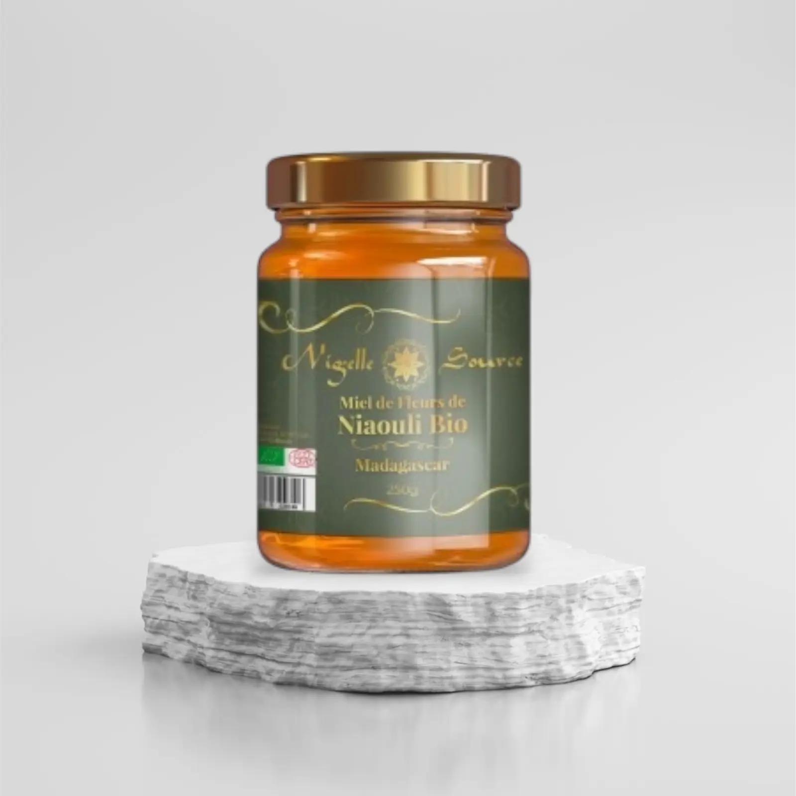 1000086406.png MIEL DE FLEURS DE NIAOULI DE MADAGASCAR 250gr – Image 1