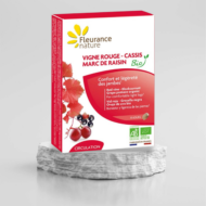 Fleurance Nature Vigne Rouge et Cassis en Comprimés Bio, 90 comprimés