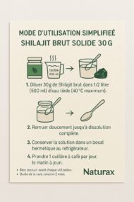 Shilajit Brut Solide – 30g – Image 2