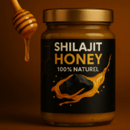 Miel au Shilajit – Énergie, Immunité & Vitalité | 100% Naturel