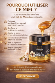 Miel de Manuka UMF® – Miel Antibactérien Puissant de Nouvelle-Zélande | Immunité & Bien-être 🍯 – Image 2