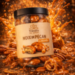 Boîte 200 g de noix de pécan enrobées de DUBAÏ – Saveur caramel