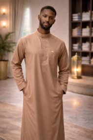 Qamis Homme Noir Élégant – Coupe Moderne & Finition Premium – Image 5