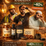 Kit Booster Vitalité – Huile de Nigelle, Miel Nigelle & Gelée Royale, Shilajit, Dattes Sukary