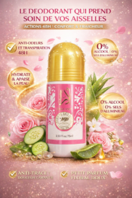 Déodorant Roll-On Lea Candy – Anti-odeurs 48h, 0% alcool, sans sels d’aluminium – Hydrate et apaise la peau – Image 2